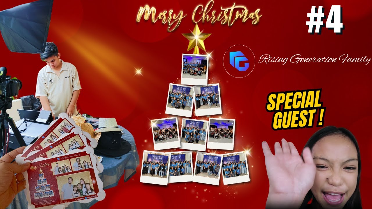 RISING GENERATION  CHRISTMAS PARTY | CHURCH TOUR WITH SPECIAL GUEST |  Photobooth Journey