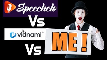 Speechelo vs Vidnami vs Human Voice