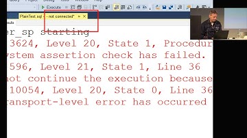 When things go wrong – Error Handling in SQL Server  - MSDN Channel 9