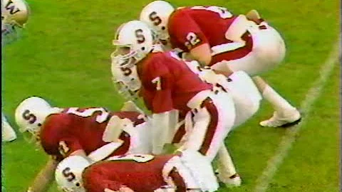 1982 - Stanford 43, Washington 31 - Highlights