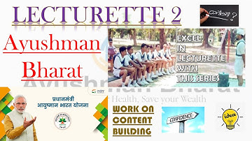 Lecturette 2- Ayushman Bharat | Lecturette Series | SSB Interview