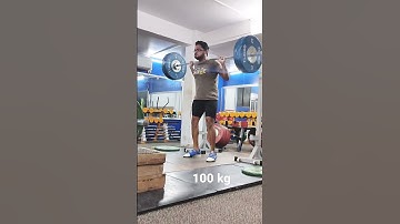 Paused ATG squats 100 kg