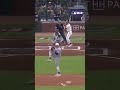 Eli White doubles on a fly ball to center field