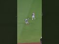 Eli White doubles on a fly ball to center field