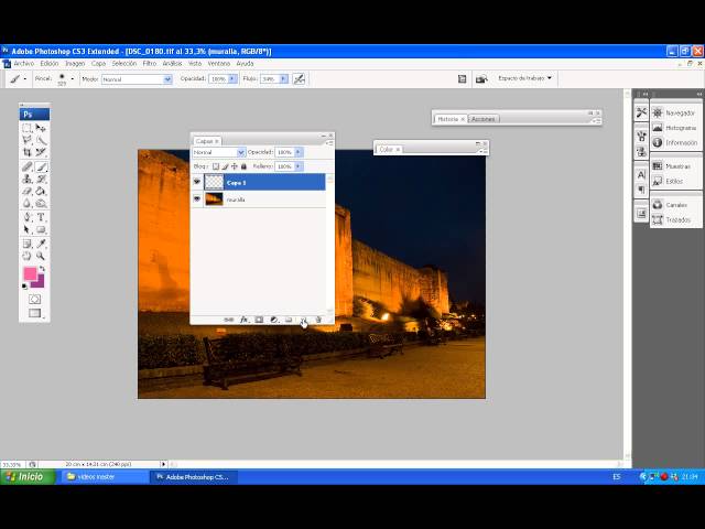 Miniatura: La ventana de capas de Photoshop