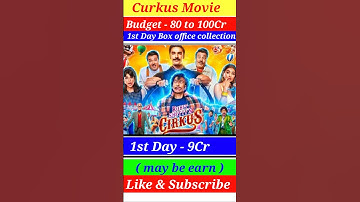 Cirkus 1day box office collection | cirkus movie collection | #filmyvikram2m #shorts