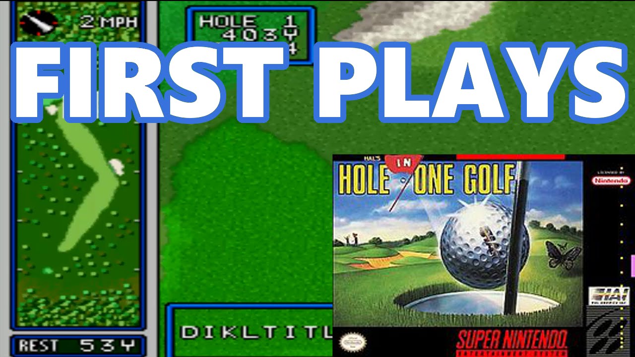 First Play Hal's Hole in One Golf YouTube