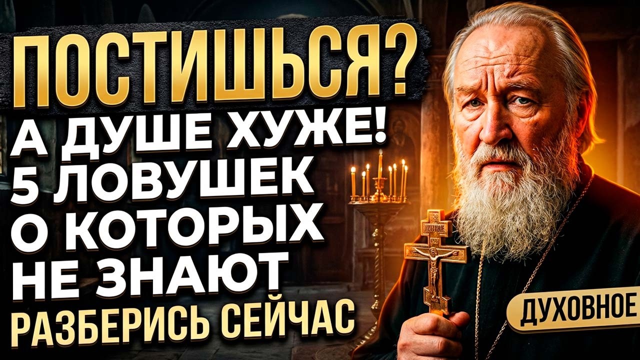 ПОЧЕМУ ОТ ПОСТНОЙ ЕДЫ СТАНОВИТСЯ ХУЖЕ? 5 ловушек поста, в которые попадает каждый второй