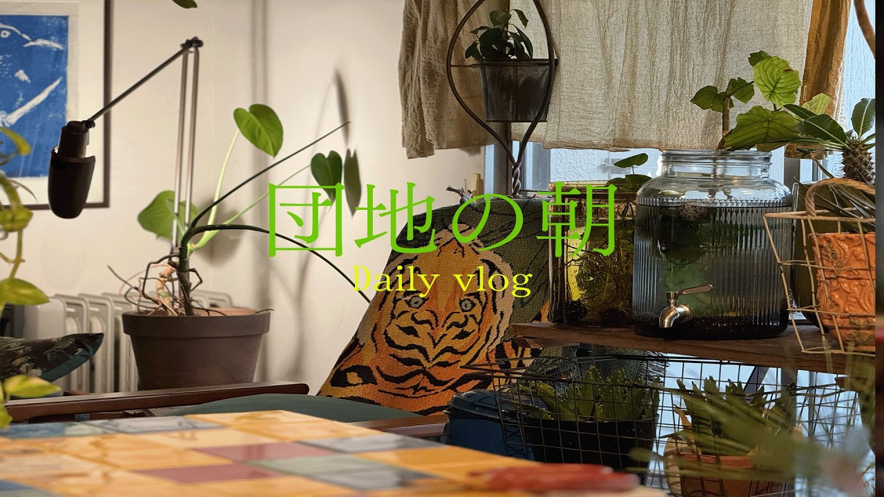 【Daily Vlog】小さい家具で模様替えを楽しむ🪴ハンドドリップで淹れるコーヒーの朝☕️