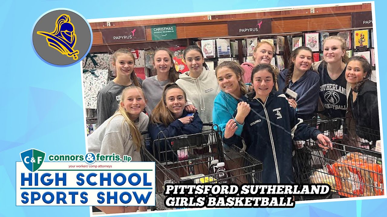 Sutherland Girls Basketball - Coach Judd w/Brandt & Madigan - Connors & Ferris HS Sports - Dec. 20