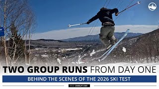 Two Group Runs From Day One - 2026 SkiEssentials com Ski Test - Behind The Scenes