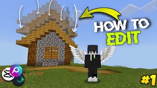 How to Edit a Dropping House Effect in Mobile || Minecraft Edit Videos || in 5 minutes !!