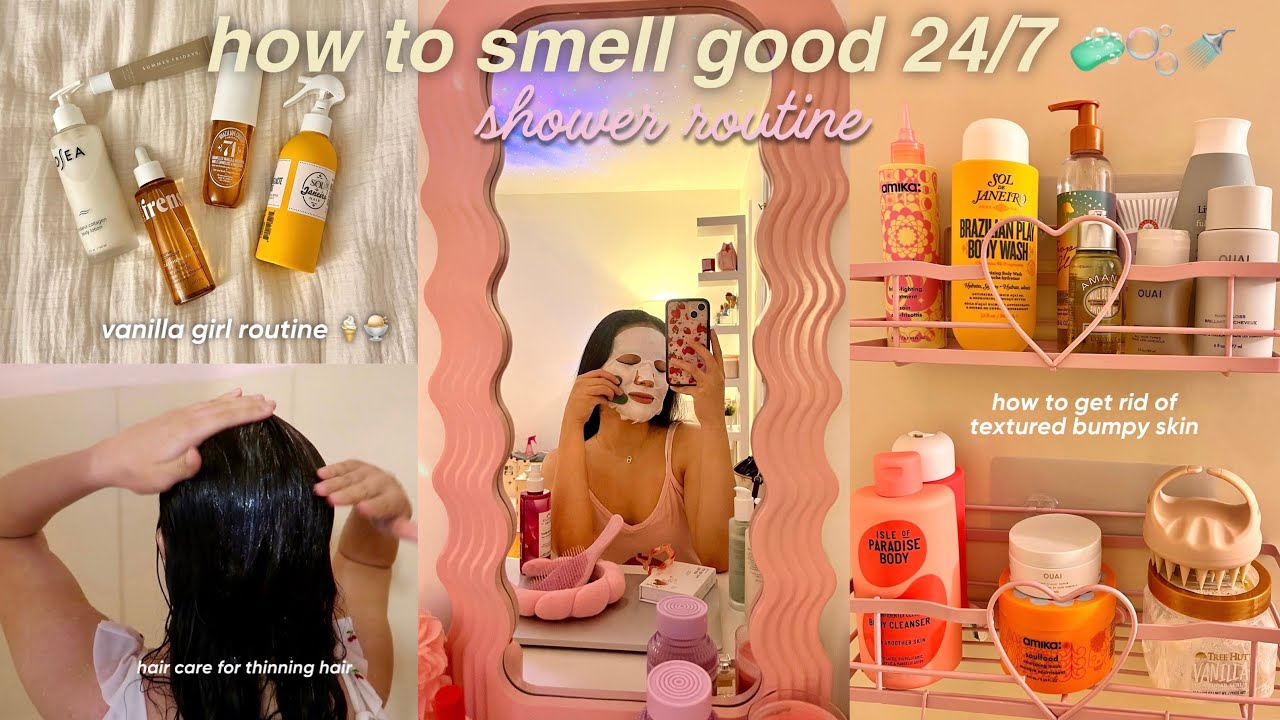 MY EVERYTHING SHOWER ROUTINE 🫧🛁 vanilla hygiene essentials, body care, hair & skincare