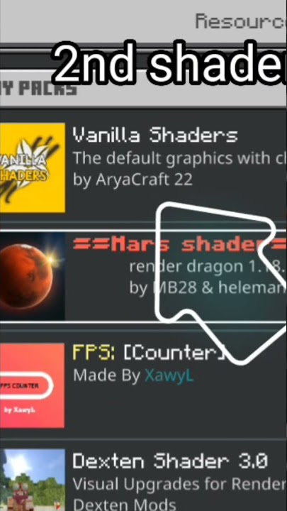 can someone tell me the problem why the shader is not working? #shorts #minecraft #subscribe