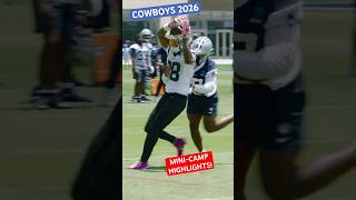 #COWBOYS 2026 MINI-CAMP ✭ #HIGHLIGHTS FROM PRACTICE 🔥 Ceedee, GP, Dak, Downs, Aubrey &amp; More 👀 #NFL