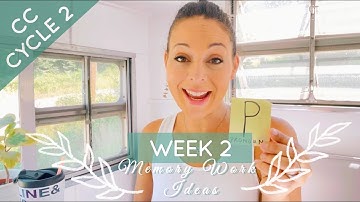 CC Cycle 2 Week 2: Foundations Memory Work Ideas