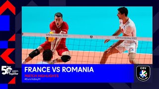 France vs. Romania I Match Highlights 1/4 Finals I CEV EuroVolley 2023 Men