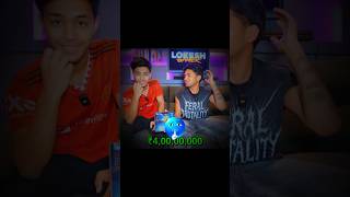 Lokesh Gamer's ₹4 Crore ID Exposed! 😱 | AS Gaming vs Diamond King   #shorts