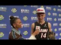 Tyler Herro says ‘it felt great’ to silence the home crowd in 3-point contest | NBA on ESPN