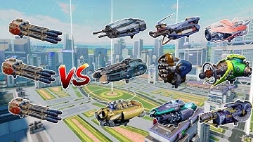 WR🔥 New Pilum VS All Weapon Comparison ||WAR ROBOTS||