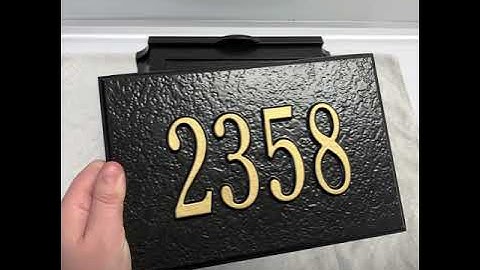 Whitehall Wall Mailbox Instructions