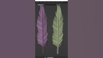 create feathers in blender 3.5 blender tutorial