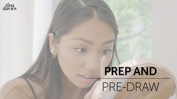 Microblading Procedure Prep and Pre Draw | Tina Davies