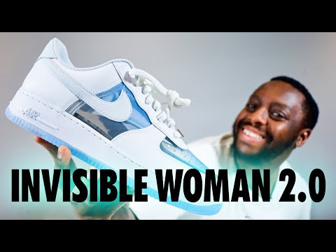 EARLY LOOK!! Nike Air Force 1 Invisible Woman 2.0 On Foot