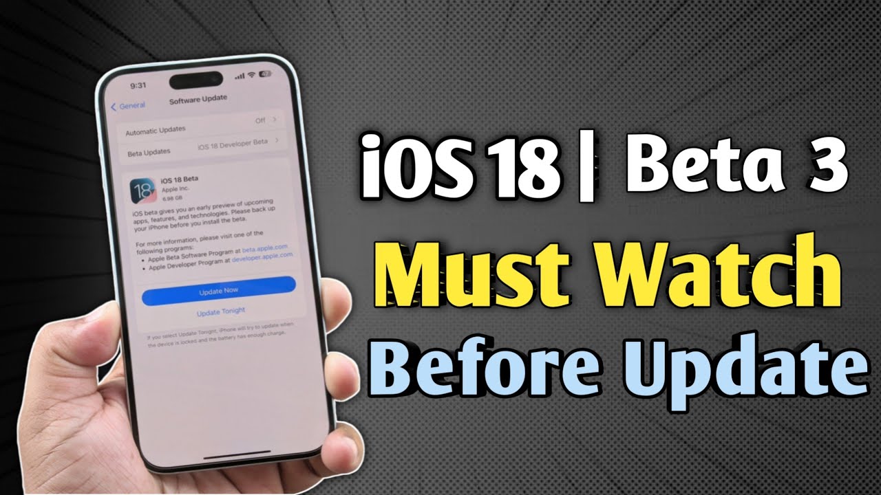 iOS 18 Beta 3 - Watch This Before You Update - YouTube