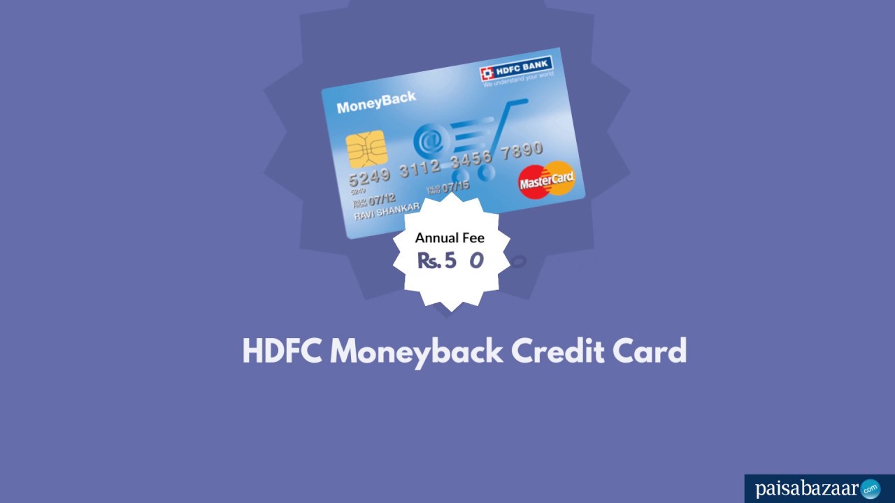 Hdfc Bank Moneyback Credit Card Features Benefits Apply Online - 