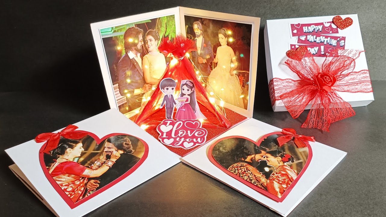 valentine Special Explosion Box Tutorial|| Valentine Explosion Box|| Surprise Valentine Box🎁