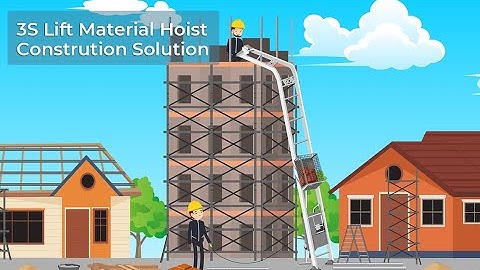 Animated Video of 3S Industry Material Hoist for Construction Materials Handling