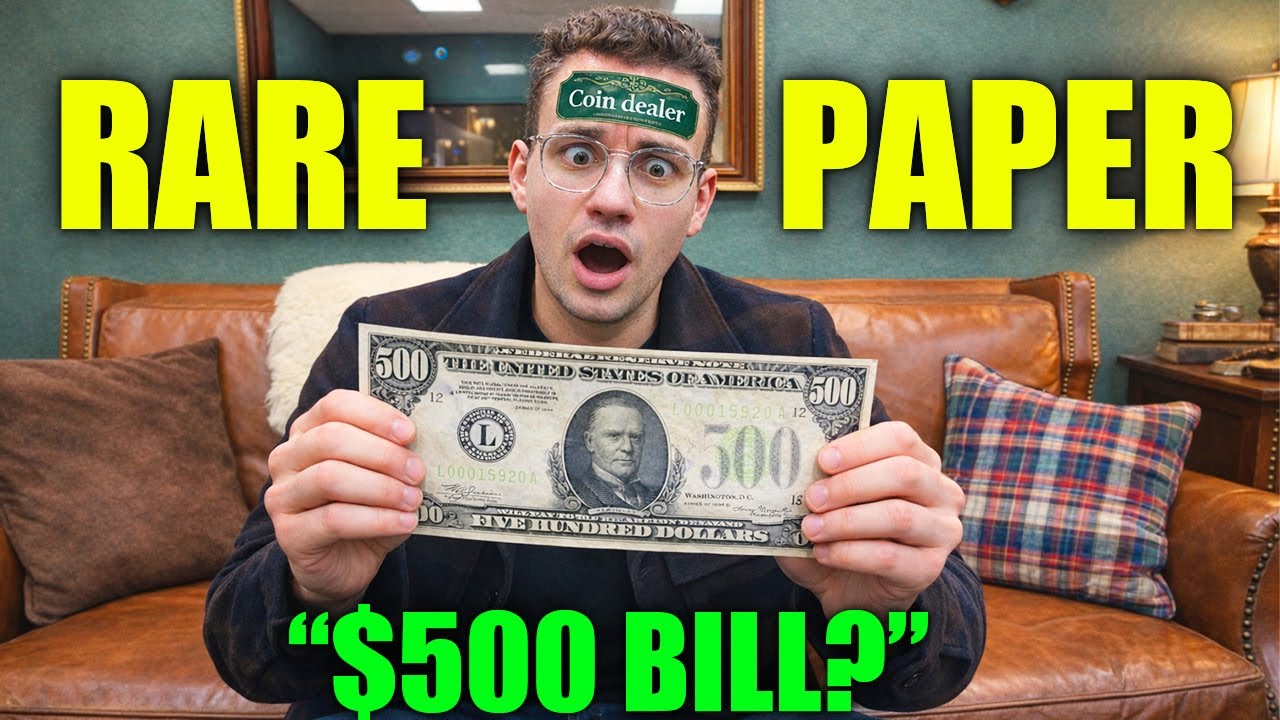 He Sold Us ALL Of His RARE PAPER MONEY! ($500 Bill?)