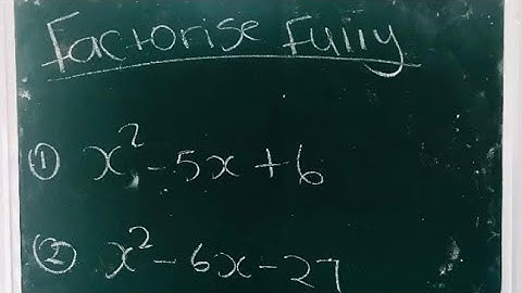 Factorising trinomials | Mathematics Grade 10 | Term 1 2025