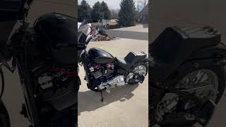 M8 Softail, 128”Thunderheader cold idle.