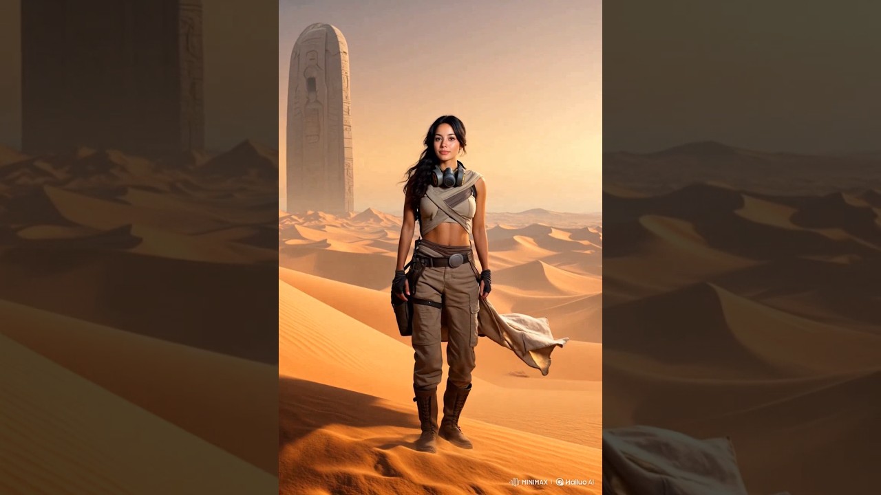 Beautiful Sci-Fi Girl in Alien World 🌌 | Epic VFX Short 