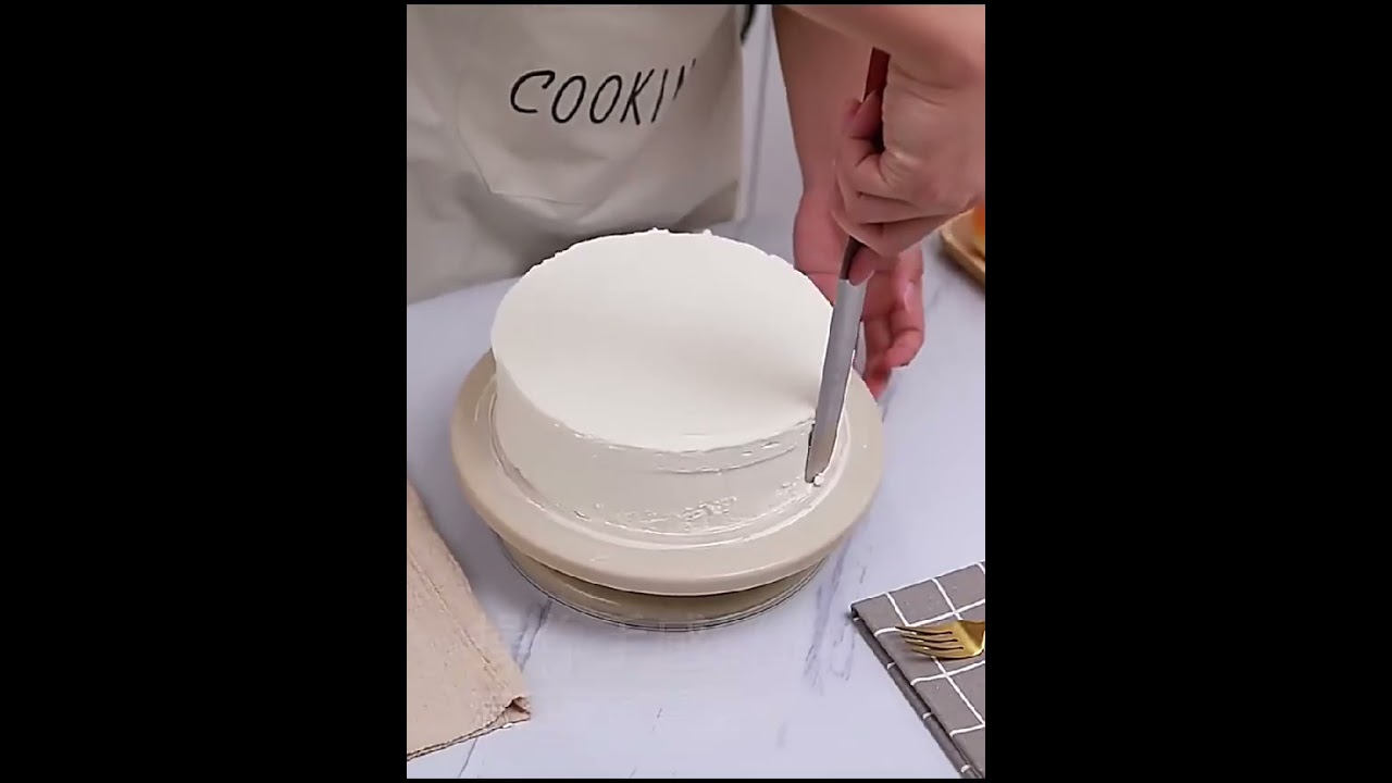 Cake Rotary Table Mini Plastic Fondant Cake Turntable Revolving Platform Round Cookie Stand Rotating