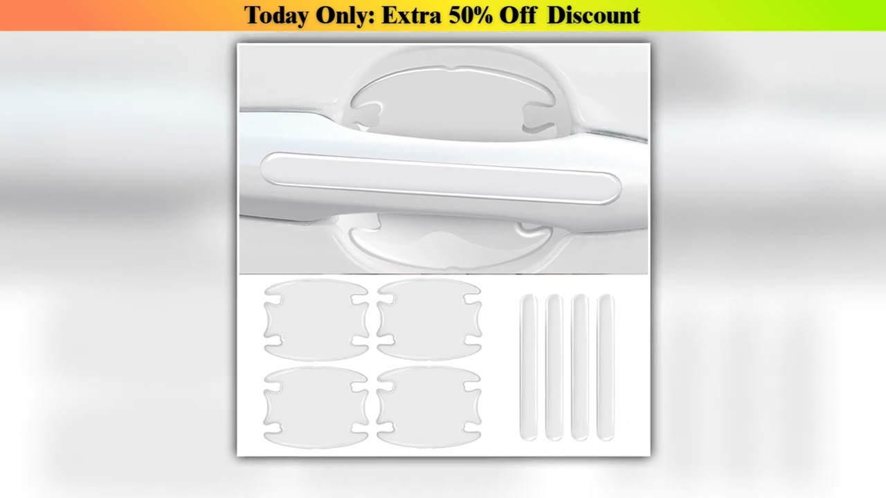 Hot Picks Car Door Handle Bowl Scratch Protective Invisible Transparent Stickers Silicon Rearview M