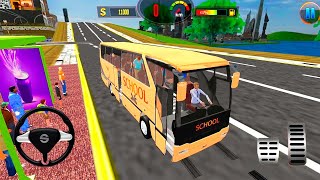Offroad School Bus Driver: Real Bus Adventure 2022 | Android GamePlay screenshot 1