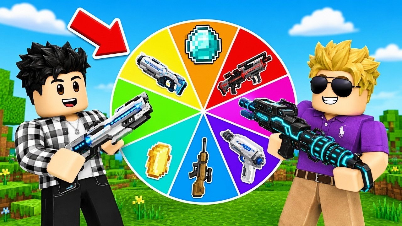 La Roulette des Armes OP dans Roblox !