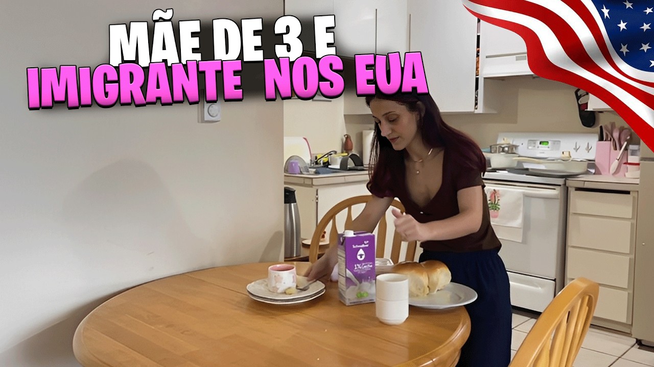 ROTINA DE UMA MÃE DE TRÊS NOS EUA + UM PRESENTE QUE MEXEU COMIGO