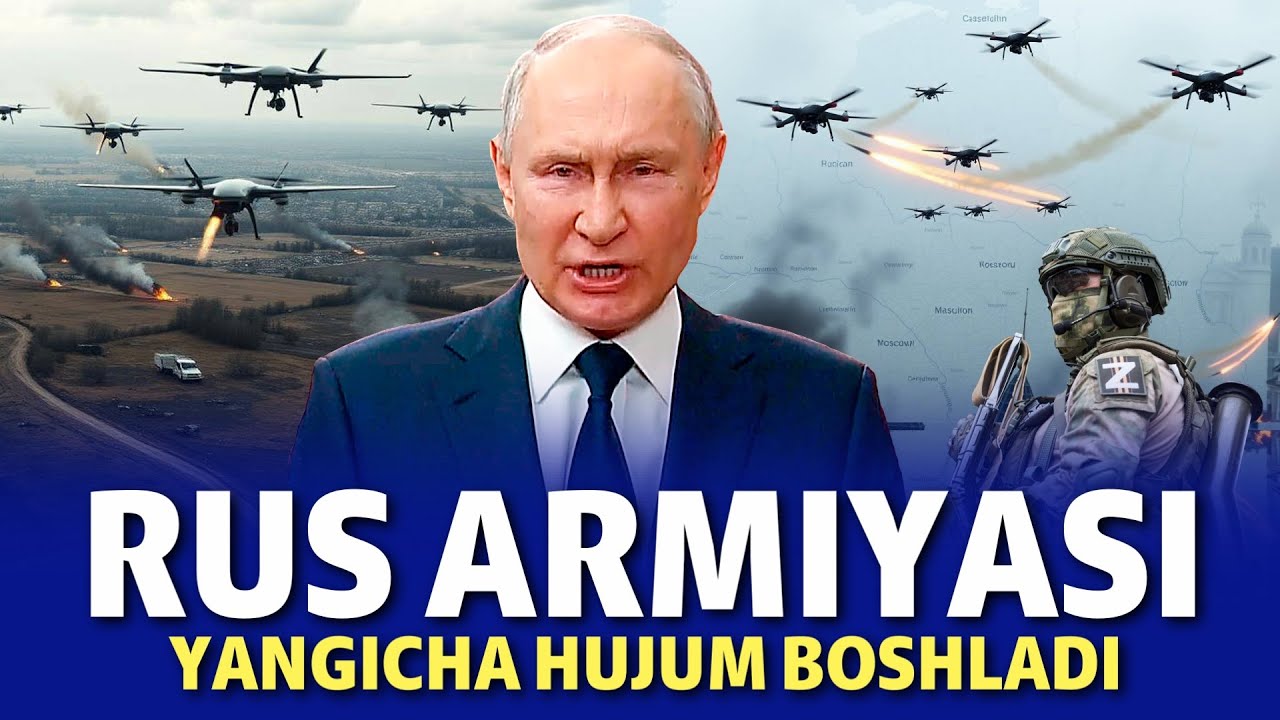 UKRAINLAR SHOKDA-ROSSIYA YANGICHA STILDA HUJUM BOSHLADI