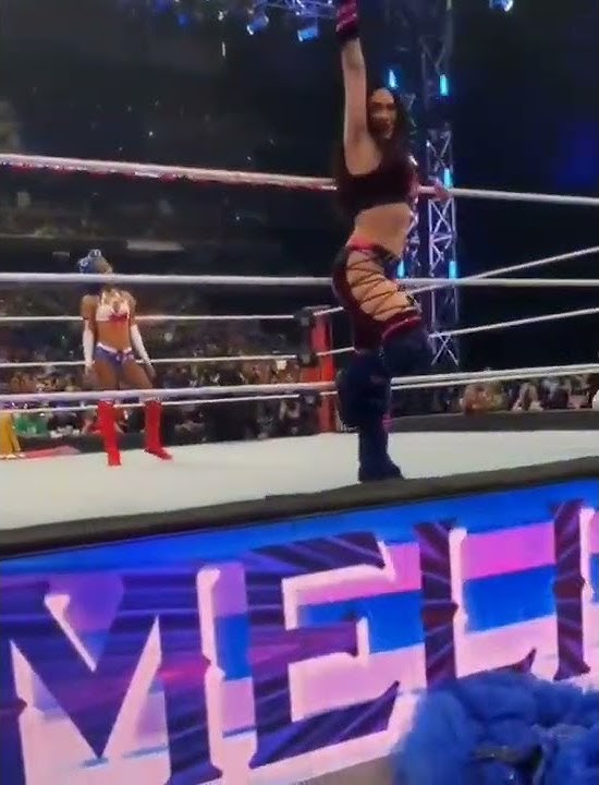 The Red Carpet Diva, Melina, Doing Her Famous In-Ring Split  At The Women's Royal Rumble 2022.
