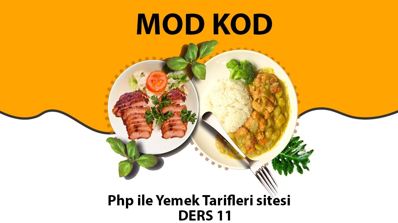 Php Dersleri – Ders 11- Yemek Tarifleri Scripti – Mutfak Kategori Düzenleme İşlemi