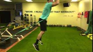 Band Squat Jump