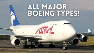 (4K) Plane spotting - All major Boeing types! Boeing 707 to 787 landing and take off!