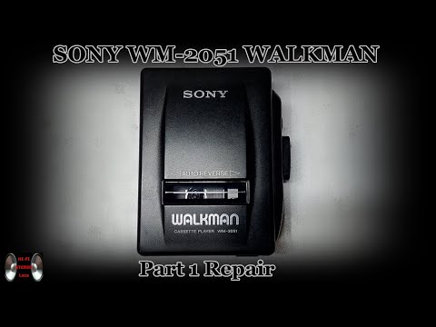 SONY WM-2051 Walkman (Auto Reverse) (1990) Part 1 Repair