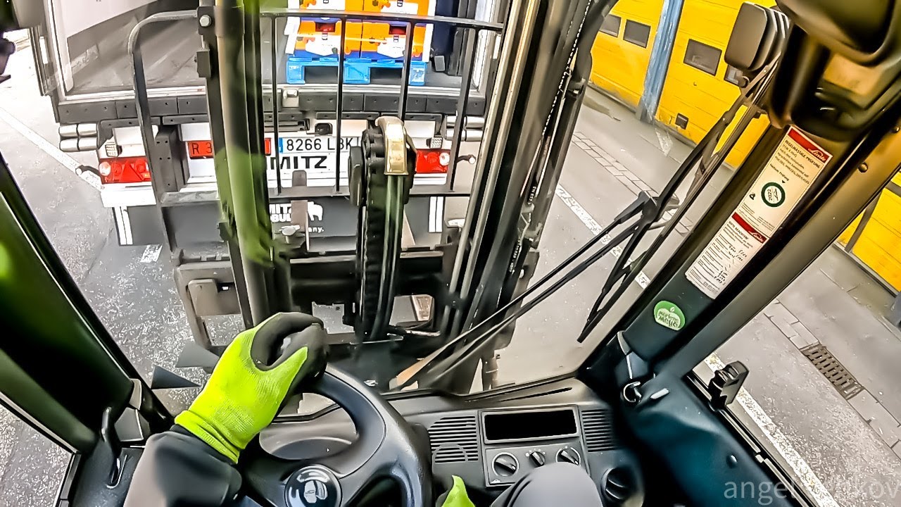 POV unloading truck myself in Großmarkt Dortmund Germany 🇩🇪