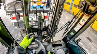 POV unloading truck myself in Großmarkt Dortmund Germany