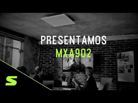 Micrófono de techo Integrado para conferencias MXA902